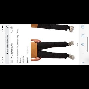 NWT Volcom Gritter Black Chinos size 33